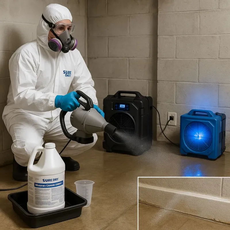 Sanitization and Odor Removal process in Hadley, MA