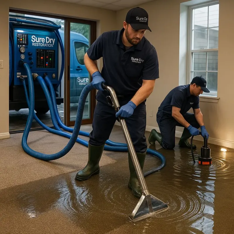 Water Extraction and Removal process in Hadley, MA